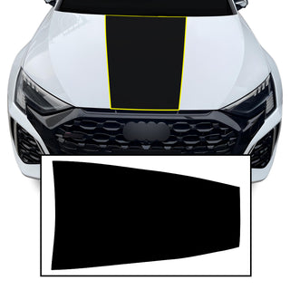 Vinyl Middle Hood Side Skirt Blackout Decal Stickers Overlay Film Fits Audi A3 S3 RS3 2022 - 2024 - Bogar Tech Designs