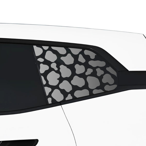 Animal Leopard Cheetah Cow Quarter Window Vinyl Decal Stickers Fits BMW iX 2022 - 2025 - Bogar Tech Designs