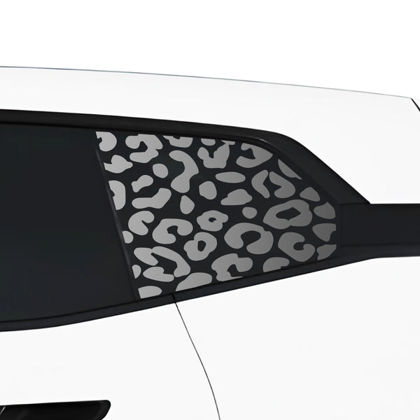 Animal Leopard Cheetah Cow Quarter Window Vinyl Decal Stickers Fits BMW iX 2022 - 2025 - Bogar Tech Designs