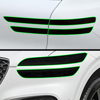 Full Headlight Taillight Precut Smoked PPF Tint Kit Film Overlay Fits Genesis GV70 2022 - 2025 - Bogar Tech Designs