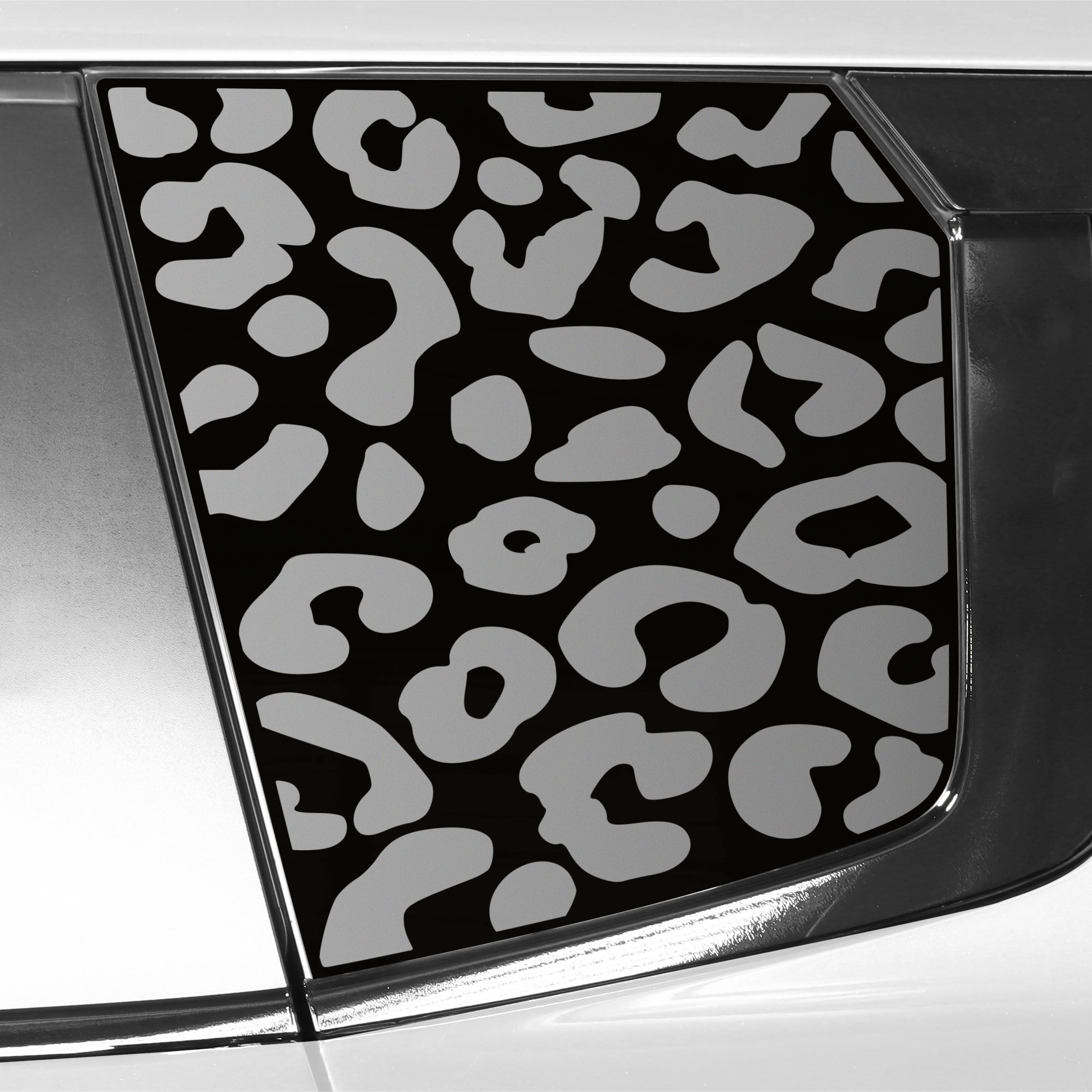 Digo Auto Styling Leopard Cheetah Print Decal For 2010-2024 Toyota 4Runner Quarter Window