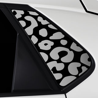 Animal Leopard Cheetah Cow Window Vinyl Decal Stickers Fits Toyota BZ4X 2022 - 2024 - Bogar Tech Designs