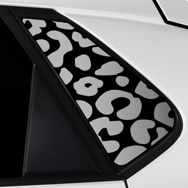 Animal Leopard Cheetah Cow Window Vinyl Decal Stickers Fits Toyota BZ4X 2022 - 2024 - Bogar Tech Designs