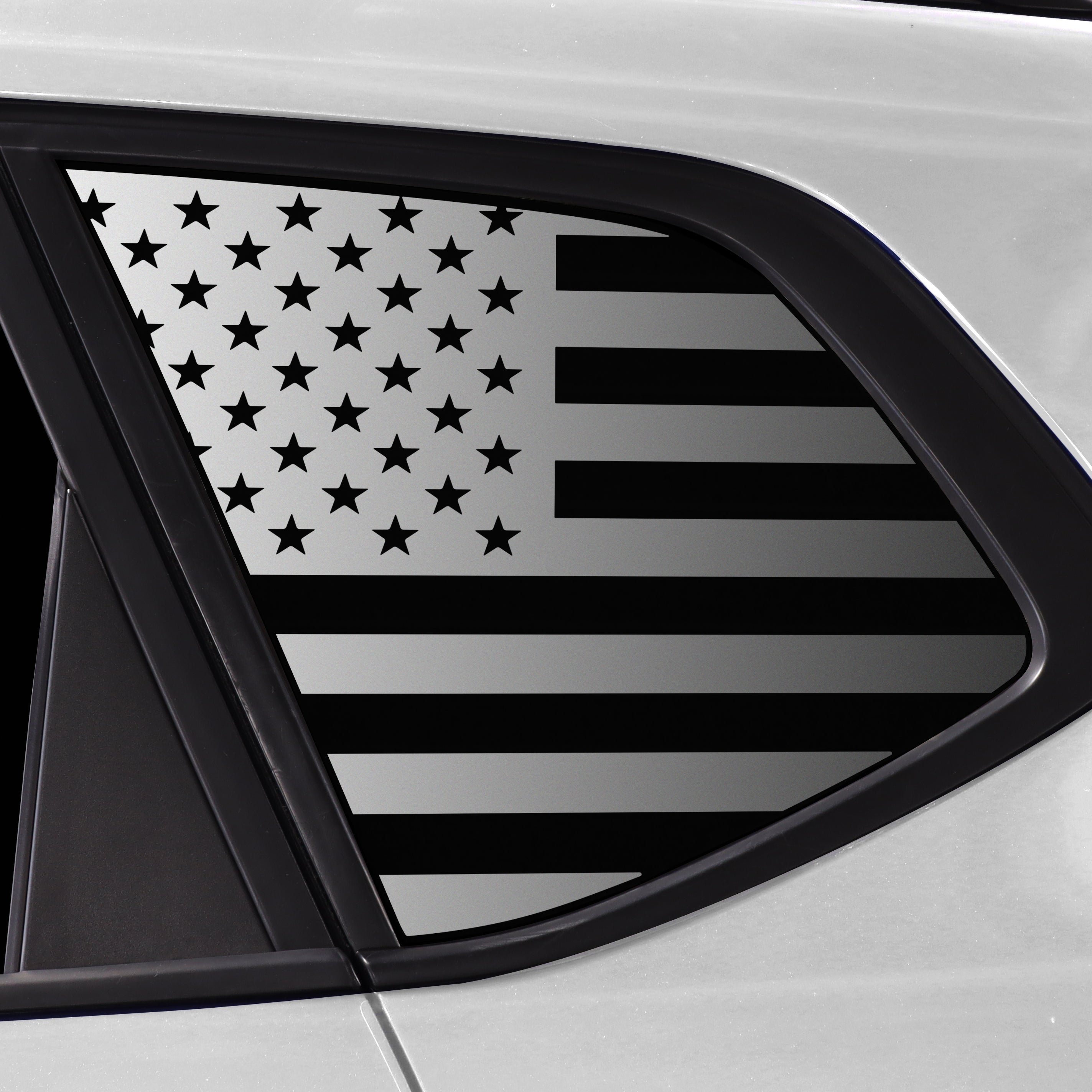 Quarter Window American Flag Vinyl Decal Stickers Fits Volkswagen Taos 