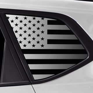 Quarter Window American Flag Vinyl Decal Stickers Fits Volkswagen Taos 2022 - 2025 - Bogar Tech Designs