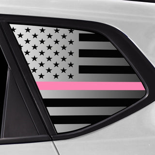 Quarter Window American Flag Vinyl Decal Stickers Fits Volkswagen Taos 2022 - 2025 - Bogar Tech Designs