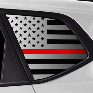 Quarter Window American Flag Vinyl Decal Stickers Fits Volkswagen Taos 2022 - 2025 - Bogar Tech Designs
