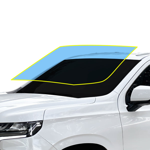 Chevy Suburban & Tahoe 2021β2025 Windshield Protection Film Kit β Precut Clear PPF (Rock Chip Protection)