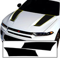 Vinyl Middle Hood Side Blackout Decal Stickers Overlay Film Fits Dodge Hornet 2023 - 2025 - Bogar Tech Designs