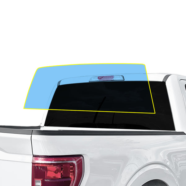 For Ford F - 150 2021+ Precut Front Rear Windshield Premium Protection Self Healing Film Kit - Bogar Tech Designs