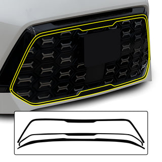 Vinyl Chrome Delete Grille Bezel Blackout Decal Stickers Overlay Film Fits Kia Soul 2023 - 2024 - Bogar Tech Designs