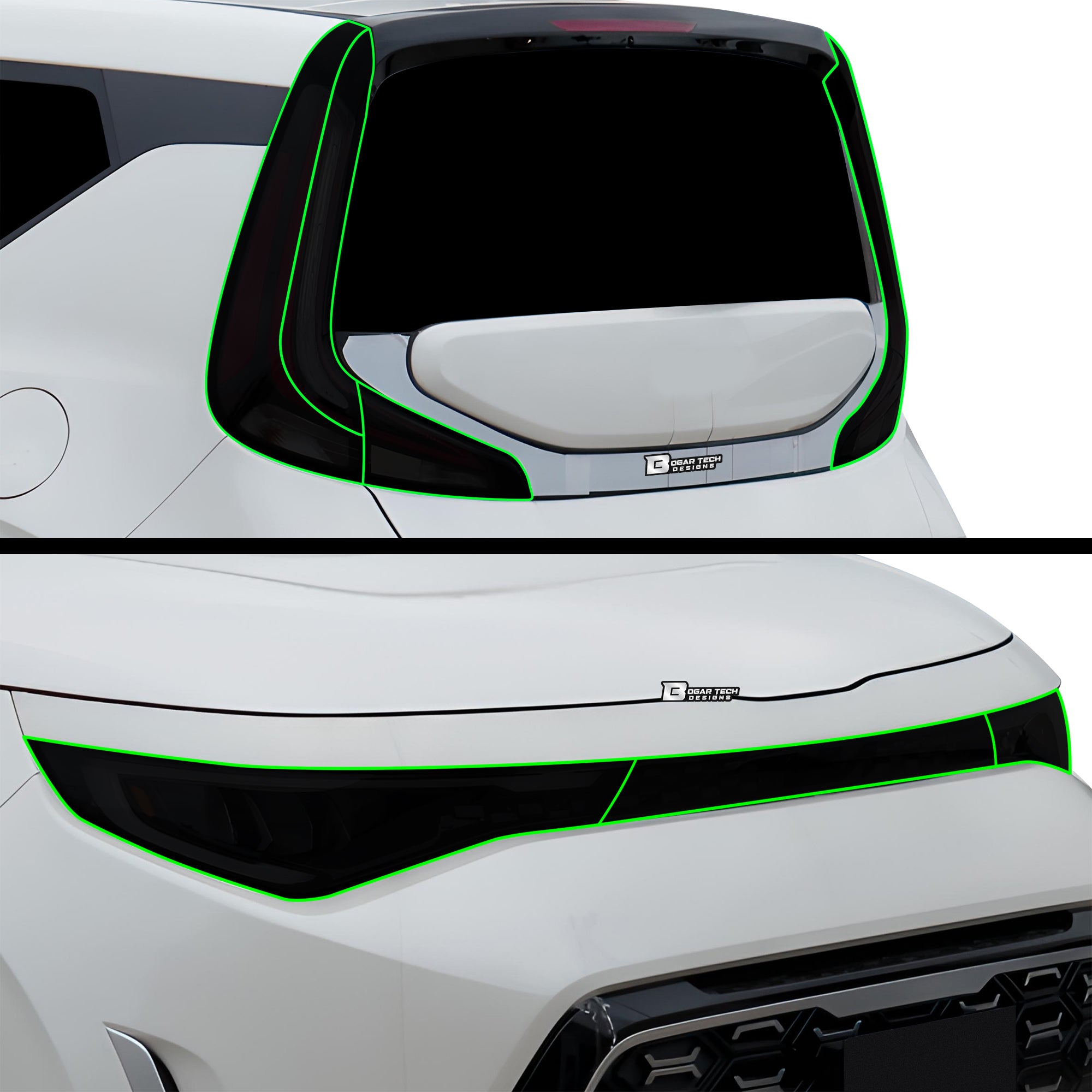 Nissan Patrol DIY Full Taillight PPF/Tint 2021-2024