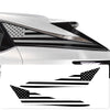 Quarter Window American Flag Vinyl Decal Stickers Fits Lexus RX 2023 - 2025 - Bogar Tech Designs