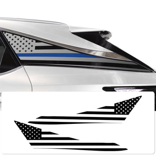 Quarter Window American Flag Vinyl Decal Stickers Fits Lexus RX 2023 - 2025 - Bogar Tech Designs