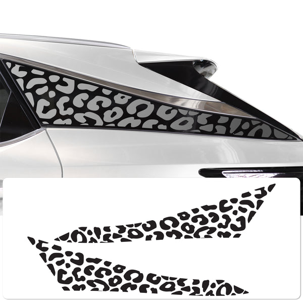 Animal Leopard Cheetah Cow Window Vinyl Decal Stickers Fits Lexus RX 2023 - 2024 - Bogar Tech Designs