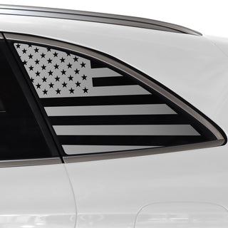 Quarter Window American Flag Vinyl Decal Stickers Fits Mercedes - Benz GLC 2016 - 2025 - Bogar Tech Designs
