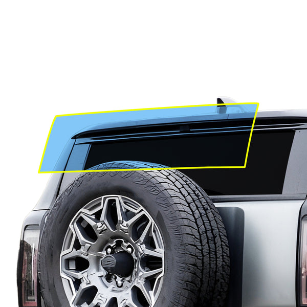 For GMC Hummer EV SUV 2024+ Precut Front Rear Windshield Premium Protection Self Healing Film Kit - Bogar Tech Designs