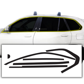 Vinyl Chrome Delete Grille Side Window Blackout Decal Stickers Overlay Film Fits BMW X5 2019 - 2025 - Bogar Tech Designs