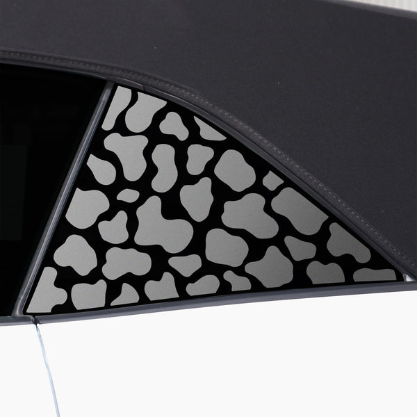 Animal Leopard Cheetah Cow Window Vinyl Decal Stickers Fits Ford Mustang Convertible 2024 - Bogar Tech Designs