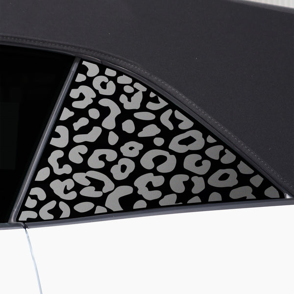 Animal Leopard Cheetah Cow Window Vinyl Decal Stickers Fits Ford Mustang Convertible 2024 - Bogar Tech Designs
