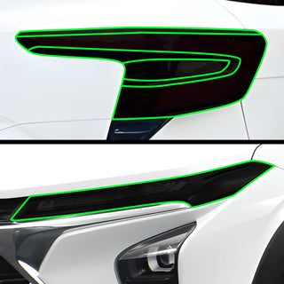 Full Headlight Taillight Precut Smoked PPF Tint Kit Film Overlay Fits Chevrolet Trax 2024 - 2025 - Bogar Tech Designs