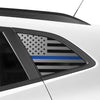 Fits Chevrolet Trax 2024 - 2025 Quarter Window American Flag Vinyl Decal Stickers - Bogar Tech Designs