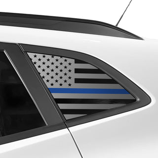 Fits Chevrolet Trax 2024 - 2025 Quarter Window American Flag Vinyl Decal Stickers - Bogar Tech Designs