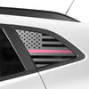 Fits Chevrolet Trax 2024 - 2025 Quarter Window American Flag Vinyl Decal Stickers - Bogar Tech Designs