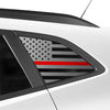 Fits Chevrolet Trax 2024 - 2025 Quarter Window American Flag Vinyl Decal Stickers - Bogar Tech Designs