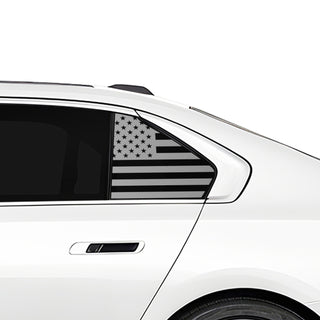 Fits BMW 7 Series 2023 - 2025 Quarter Window American Flag Vinyl Decal Stickers - Bogar Tech Designs