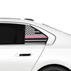Fits BMW 7 Series 2023 - 2025 Quarter Window American Flag Vinyl Decal Stickers - Bogar Tech Designs