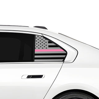 Fits BMW 7 Series 2023 - 2025 Quarter Window American Flag Vinyl Decal Stickers - Bogar Tech Designs