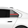 Fits BMW 7 Series 2023 - 2025 Quarter Window American Flag Vinyl Decal Stickers - Bogar Tech Designs