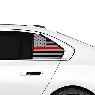 Fits BMW 7 Series 2023 - 2025 Quarter Window American Flag Vinyl Decal Stickers - Bogar Tech Designs