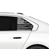 Fits BMW 7 Series 2023 - 2025 Quarter Window American Flag Vinyl Decal Stickers - Bogar Tech Designs