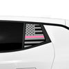 Fits Chevrolet Equinox EV 2024 - 2025 Quarter Window American Flag Vinyl Decal Stickers - Bogar Tech Designs