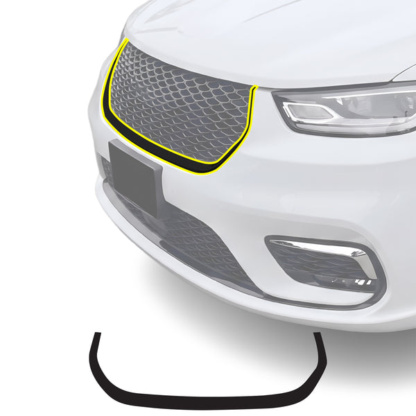 Chrysler Pacifica 2017-2026 Blackout Chrome Delete Kit – Precut Gloss Black Vinyl Overlays