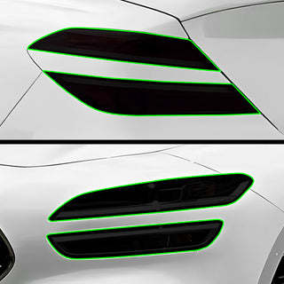 Fits Genesis G70 2022 - 2025 Full Headlight Taillight Precut Smoked PPF Tint Kit Film Overlay - Bogar Tech Designs