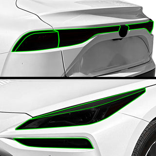 Fits Toyota Mirai 2021 - 2025 Full Headlight Taillight Precut Smoked PPF Tint Kit Film Overlay - Bogar Tech Designs