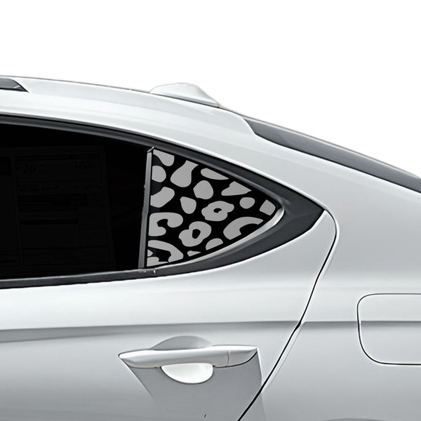 Fits Genesis G70 2019+ Animal Leopard Cheetah Cow Window Vinyl Decal Stickers - Bogar Tech Designs