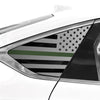 Quarter Window American Flag Vinyl Decal Stickers Fits Genesis G80 2019 - 2025 - Bogar Tech Designs