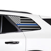 Fits Honda Prologue 2024 - 2025 Quarter Window American Flag Vinyl Decal Stickers - Bogar Tech Designs
