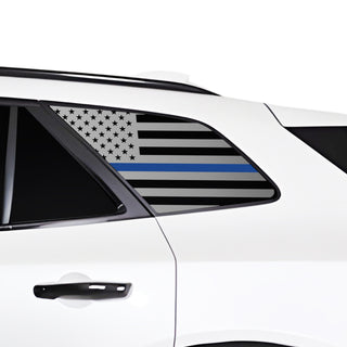 Fits Honda Prologue 2024 - 2025 Quarter Window American Flag Vinyl Decal Stickers - Bogar Tech Designs