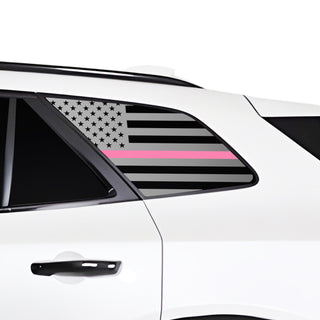 Fits Honda Prologue 2024 - 2025 Quarter Window American Flag Vinyl Decal Stickers - Bogar Tech Designs
