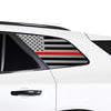 Fits Honda Prologue 2024 - 2025 Quarter Window American Flag Vinyl Decal Stickers - Bogar Tech Designs