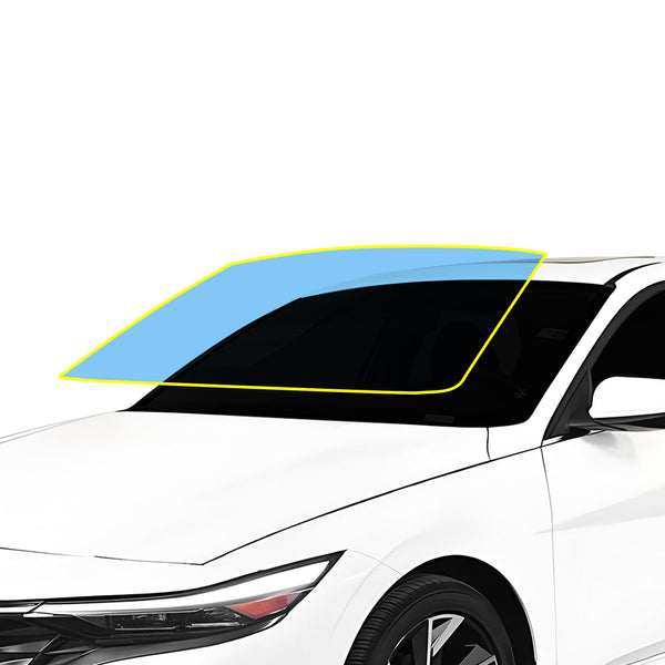 For Hyundai Elantra 2021+ Precut Front Rear Windshield Premium Protection Self Healing Film Kit - Bogar Tech Designs