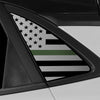 Quarter Window American Flag Vinyl Decal Stickers Fits Hyundai Kona 2018 - 2023 - Bogar Tech Designs
