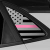 Quarter Window American Flag Vinyl Decal Stickers Fits Hyundai Kona 2018 - 2023 - Bogar Tech Designs