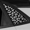 Animal Leopard Cheetah Cow Window Vinyl Decal Stickers Fits Hyundai Kona 2018 - 2023 - Bogar Tech Designs