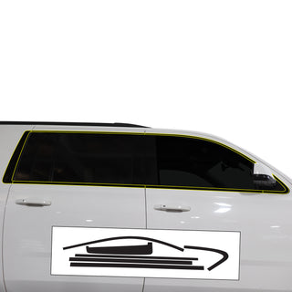 Vinyl Chrome Delete Blackout Decal Stickers Overlay Film Fits GMC Yukon XL 2015 - 2020 - Bogar Tech Designs